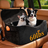 BLVRYVIO dog seat large up to 60 lbs provides secure back-seat riding.