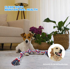 Bmag dog rope toy features a safe, sturdy close-knit design for daily use.
