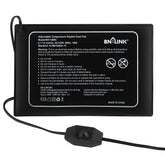 BN-LINK reptile heating pad 8x12 in with adjustable knob for precise warmth