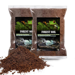 BNOSDM reptile soil substrate in a 3-liter pack for clean terrarium bedding.