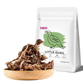 BNYEE freeze-dried quail treats package shows convenient 7oz bag for on-the-go feeding.