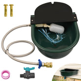 Boajf automatic dog water dispenser showing the drain valve for easy cleaning.