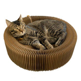 BobbyPet Cat Scratcher Lounge Round 20-Inch for big cats.