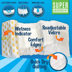 Bodhi Dog adjustable Velcro-fit diaper with fur-friendly design for comfort