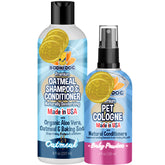 Bodhi Dog baby powder cologne bottle delivering fresh scent for pets