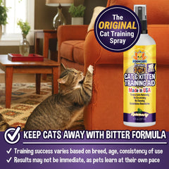 Bodhi Dog cat deterrent spray used indoors and outdoors to set boundaries