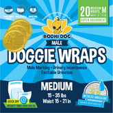 Bodhi Dog disposable male diapers pack shows ready-to-use protection for mess-free days.