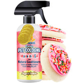 Bodhi Dog Sugar Cookie Cologne bottle showing long lasting freshness for pets