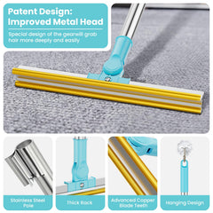 Bolfie 55-inch extended-handle enables standing cleaning on carpets and furniture.
