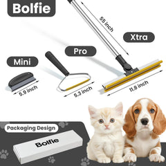 Bolfie ergonomic grip reduces strain during longer hair removal sessions