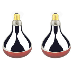 BONGBADA red infrared heat lamp bulb glows warmly for food service warming