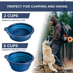 Bonza large-capacity 1.2L bowls for ample hydration.