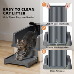 Booche cat ramp features durable material for lasting use.