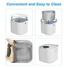 BoomBa Mod Kat Liner shown ready to clean and reuse, reducing waste.