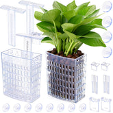 Borlech aquarium plant holder with adjustable height for dynamic aquascaping.