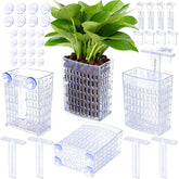 Borlech aquarium plant holder with extendable hook for flexible placement and layered aquascaping.