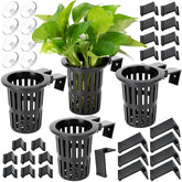 Borlech aquarium plant holder extension hooks enable flexible mounting for larger tanks.