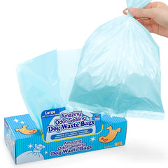 BOS Amazing Odor Sealing Bags in a box for quick access during walks.