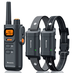 BOUSNIC dog training collar with long-range antenna for effective outdoor control.