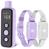 BOUSNIC dog training collar receiver on a medium dog for reliable corrections during walks