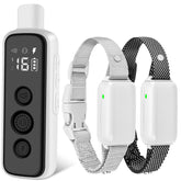 BOUSNIC dual-channel remote for two dogs with training range up to 1000 ft.