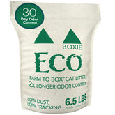 Boxiecat Eco Farm to Box product shot showing the 6.5 lb box and eco packaging.
