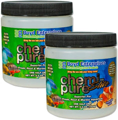 Boyd Enterprises Elite Chemi-Pure Pack 2 bag visual, improves water quality