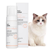 Breezytail PetO’Cera no-rinse foam cleans between baths for a refreshed coat
