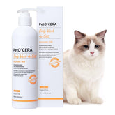 Breezytail PetO’Cera unscented bottle – all-in-one cat cleansing