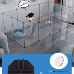 BRIAN & DANY anti-slip mats protect floors during pet activity
