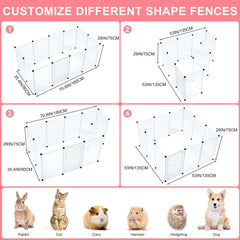 BRIAN & DANY transparent panels provide clear visibility for watching pets.