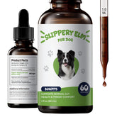 BrightBarki Slippery Elm Dogs Liquid Drops blended into meals for gentle digestive support