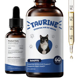 BrightBarki Taurine liquid drops bottle for easy daily heart support.