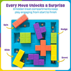Brightkins Brain Teaser Puzzle hidden treats boost sniffing and problem-solving play.