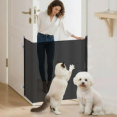 BrightRow retractable dog gate doorway extended length for flexible pet safety.