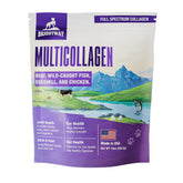 Brightway Pets multi-collagen bottle pour showing smooth liquid for dogs