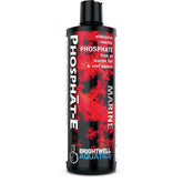 Brightwell Aquatics Phosphat-E bottle is poured to help reduce phosphates safely.