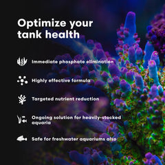 Brightwell Aquatics Phosphat-E near a filter for easy dosing.