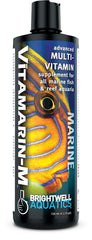 Brightwell Aquatics Vitamarin-M bottle with pour for easy reef tank dosing.
