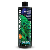 Brightwell NeoNitro nitrogen supplement bottle shown for reef nutrient balance