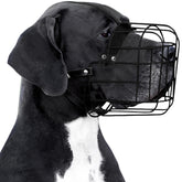 BRONZEDOG large dog muzzle with adjustable straps for secure walking