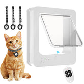 BROTEX Smart Cat Door front view enabling interior and exterior access.
