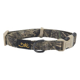Browning Classic Performance Collar in solid black offers durable comfort for daily walks