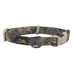 Browning Classic Performance Collar in solid black offers durable comfort for daily walks
