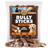 BRUTUS & BARNABY 6 inch bully sticks pack ideal for long-lasting chews