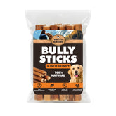 BRUTUS & BARNABY skinny bully sticks pack 8 for dogs, odor-free chewing