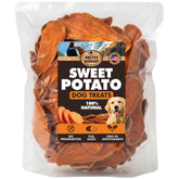 BRUTUS & BARNABY Sweet Potato Treats packaging highlights premium quality and freshness.