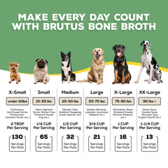 Brutus Broth Topper Vegetable flavor enhances palatability and hydration.