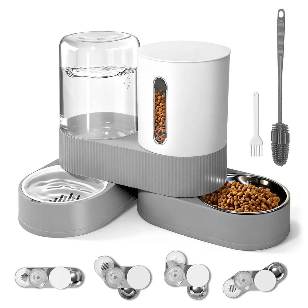 Bsemax automatic feeder with top-loading lid for quick refills and freshness.