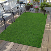 Bsmathom artificial grass rug close-up with lush blades for natural-looking indoor greenery